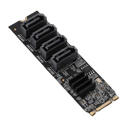 Interface double canal M.2 ASM1166 avec performances rapides pour disque dur SSD