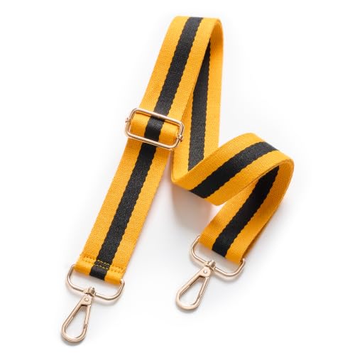 Image of chushui Bold Stripe Purse Strap for Handbags, Woven Shoulder Strap