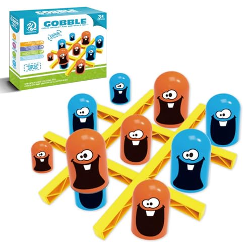 ゴブレット まるばつゲーム ゴブレット ゲーム 戦略型対戦 子供と大人用 知育玩具 インドア 思考トレーニング ボードゲ (A)