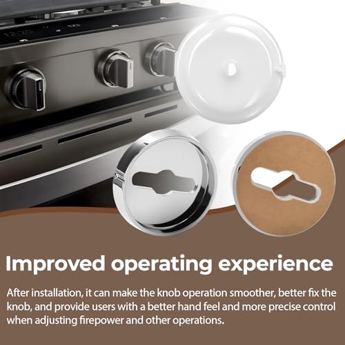 Bouton de brûleur de surface W10814133 compatible KitchenAid et Whirlpool - 5