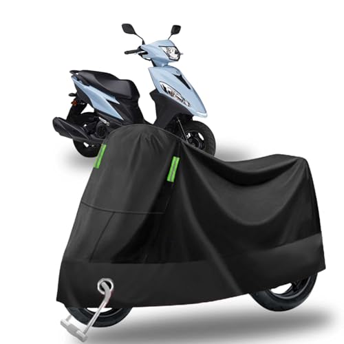 に適合する ヤマハ ジョグ125 | JOG125 2つの反射ストリップ 原付カバー 耐熱 溶けない 防雨 防雪 防塵 UVカット 撥水加工 車体カバー 前ロック穴有り盗難防止 全天候型 自転車 オートバイ保護