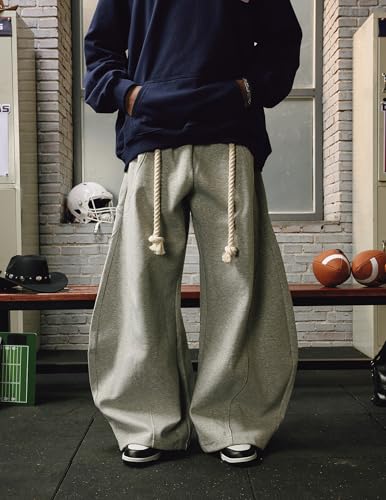 Aelfric Eden Super Baggy Barrel Sweatpants Wide Leg Pants for Women Men Casual Elastic Waist Unisex Lantern Trouser Pants3