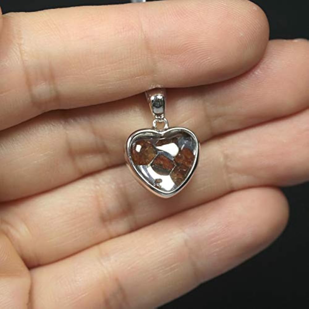 【希少】本物　セイムチャン隕石　ペンダントトップ　S925 証明書付 希少】本物 セイムチャン隕石 ペンダントトップ S925 証明書付