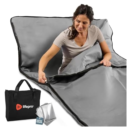 LifePro RejuvaWrap Infrared Sauna Blanket for Detox & Relaxation – Available in 5 Colors & 3 Models – Portable Far Infrared at Home Sauna for Muscle Relief, Circulation & Recovery – 9 Heat Levels