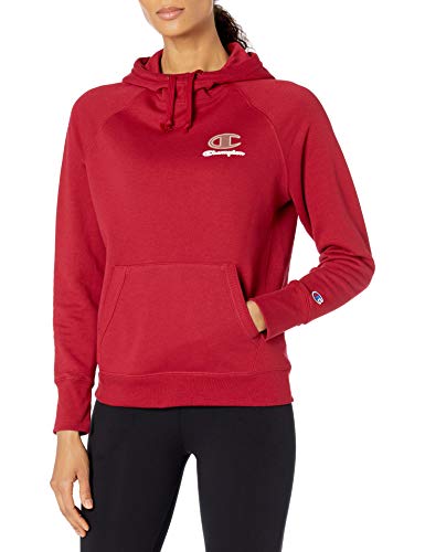 Champion Women's Hoodie, Cranberry Red, X Small
