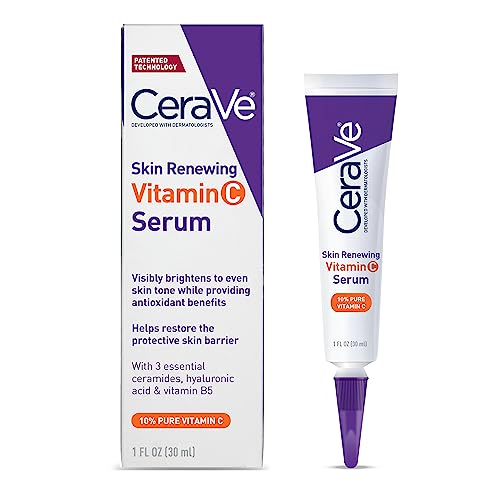 CeraVe Vitamin C Serum with Hyaluronic Acid | Skin Brightening Serum for Face with 10% Pure Vitamin C | Fragrance Free | 1 Fl. Oz #1