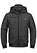 BLEND BHBoris Herren Winterjacke Steppjacke Jacke gefüttert mit abnehmbarer Kapuze Reißverschlusstaschen Regular fit, Farbe: Black (70155), Größe: M