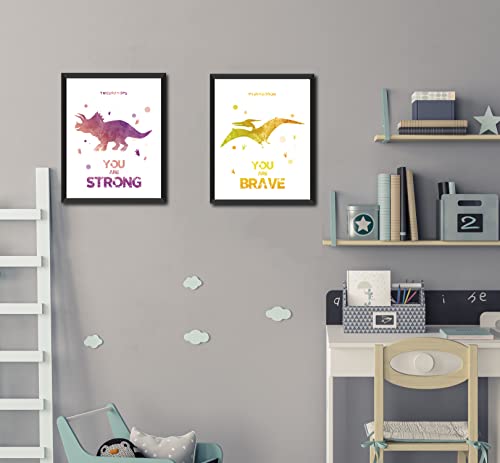 Chenjingling Inspiring Of Watercolor Dinosaur Poster thumb #5