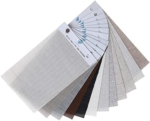 Smartwings Light Filtering Fabric Sample, Used For Motorized Roller Shade, Multi-Color #TOP4