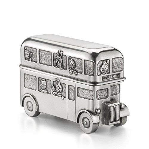 Royal SelangorHand Finished Bunnies' Day Out Collection Pewter Routemaster Container Gift