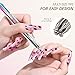 Nail Dotting Pen in Ballpoint Pen Design, Tiny Paint Brushes Liner Brush for Nails Gel, Uv Gel, Rhinestone Precision Tools for Manicure DIY,YGJ-010