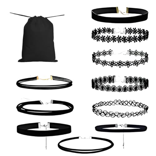 Collar Cuero Choker Gotico Gargantilla Moda Punk Ajustable | Meses sin interés