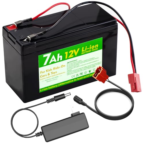 UNIKARO 12V 7Ah Li-ion Battery Pack for Kids Ride-on Cars