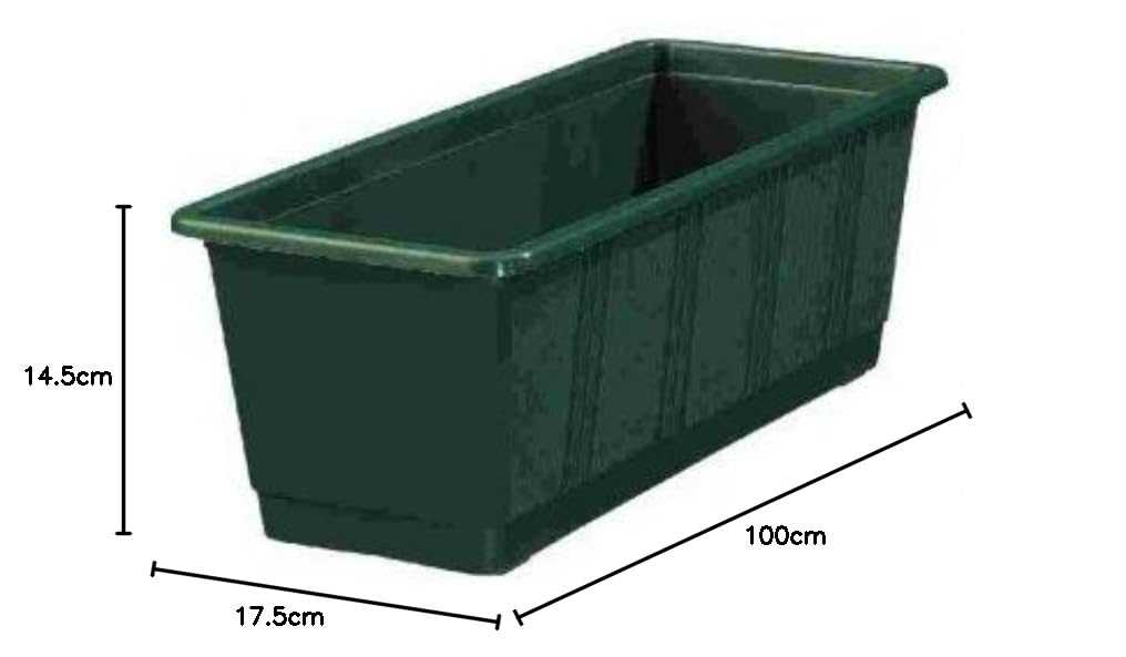 blumenkasten balkon angebot JARDI 50 Anthrazit  Balkonkasten 50x17x17 cm 8 kg Naturschiefer Schwa   CLIMAQUA