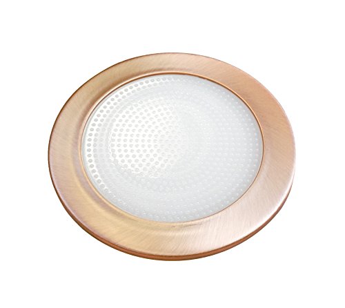 Nicor Lighting 4 Inch Bronze Shower Trim With Glass Albalite Lens, For 4 Inch Housings (19509Bz) #TOP3