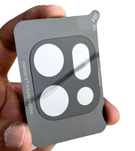 Image of Pack 1- Back Camera Lens Protector for Oppo Find X9 Pro 5G [3D Premium] Camera Glass Protector (Black)