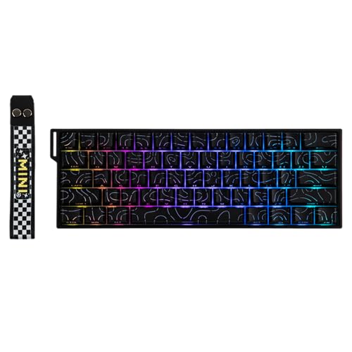 EPOMAKER Aula MINI60 HE Tastiera Wireless da Gioco, 8K Hz Polling, SOCD & DKS, Tastiera con Effetto Hall al 60% con Fast Trigger & Adjustable Actuation, RGB, PBT Keycap, per Win/Mac (Max)