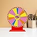 CarpNettore Tabletop Prize Turntable Roulette Wheel Erasable Lightweight Tabletop Fortune Wheel for Promotional Activities Fortune Game, Style A