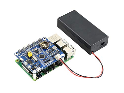 Power Management HAT for Raspberry Pi 4B/3B+/3B/2B/B+/A+Zero/Zero W,with ATmega328P MCU for Ard Programming PCF8523 RTC Chip,UART + GPIO Communication Interface and User-Defined Button