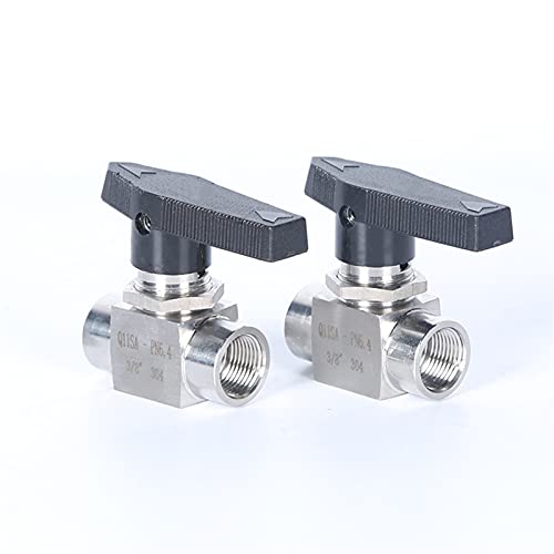 Robinet à bille haute pression 1/2 en acier inoxydable SS304