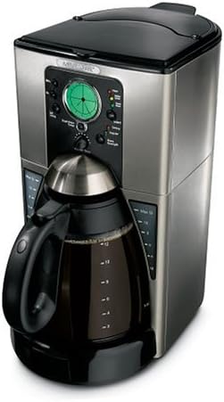 Mr. Coffee 12-Cup Programmable Coffeemaker, Stainless
