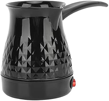 Diydeg Turkish Coffee Maker, 600ml Stainless Steel Electric Turkish Coffee Pot with Removable Anti Scald Handle, Arabic Greek Coffee Maker Machine Even Heating for Turkish Coffee