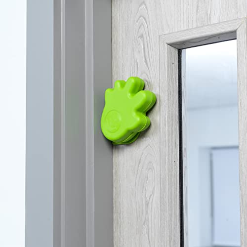 Happy Hands Anti Slam Child Door Safety Finger Trap Stoppers - 2 Pack … (Green) #TOP7
