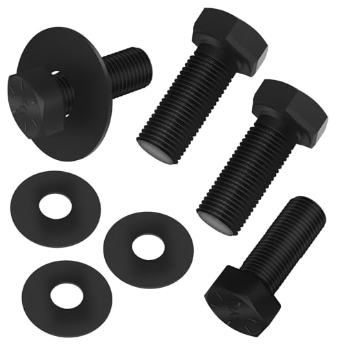 4 Pack 502310 LH Thread Blade Bolt Compatible with King Kutter Country Line 502300 502301 502303 555009 5022310 21-023 155009 156026 167133 502313 CL075 FM5 FM6 FM48 FM60 FM72 RFM Series Finish Mowers