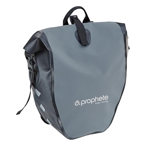 Prophete Seitenpacktasche | Fahrradtasche | grau | Volumen: 20...
