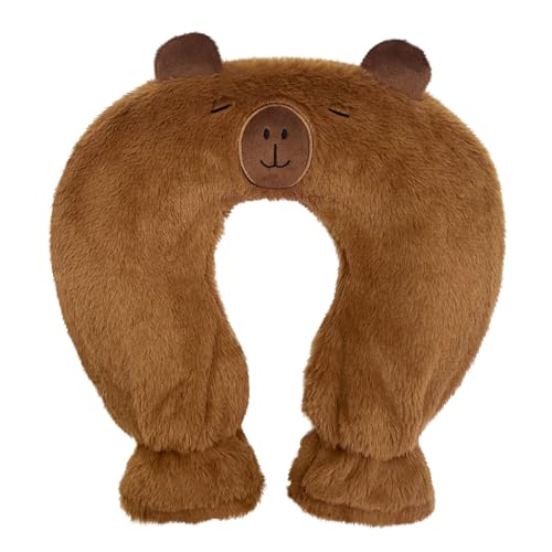 Nackenwärmflasche, 1L Wärmflasche Nacken, Wärmflasche für Nacken Schulter Rücken, Nackenkissen Bettflasche sorgt für Wärme Komfort Geschenk...