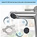 304 Stainless Steel Faucet Aerator Key,Faucet Aerator Removal Tool,for M22, M24 Recessed Aerator with Gear (2 pack）