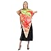 Eraspooky Adulto Disfraz Pizza Fiesta 3D Disfraces Comida Chorizo Pizza Slice