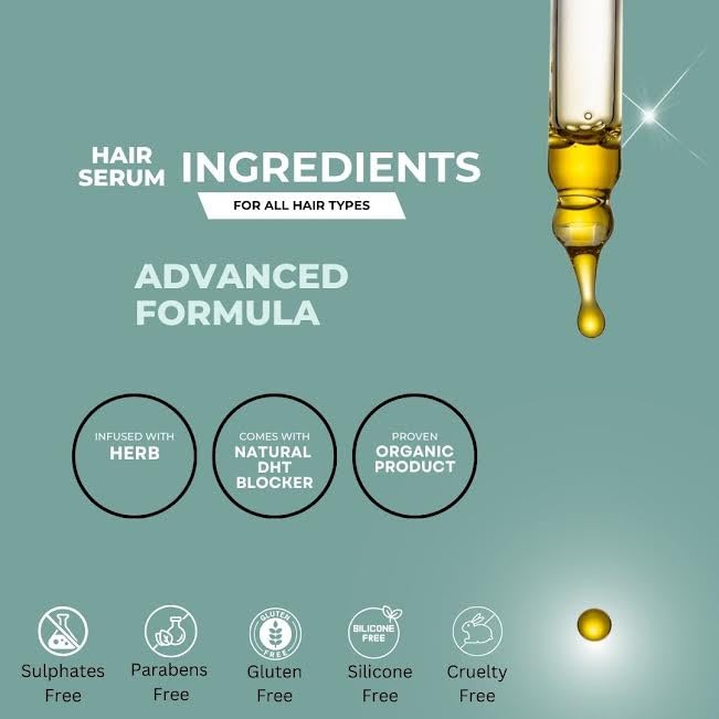 Miracle Hair Serum | Natural Hair Thickening & Nourishing Oil for Fuller | Healthier-Looking Hair – Frizz Control | Shine Enhancer & Scalp Care – Lightweight | Non-Greasy Formula (2 fl oz)