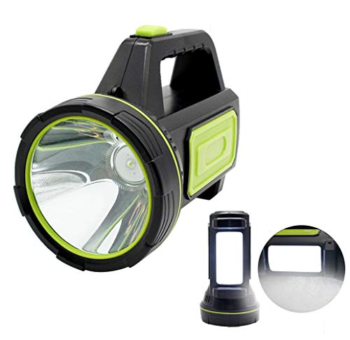 LED Searchlight 2 Modes Lampe de Poche 5000LM Lumineux Poche Rechargeable Lumière LED Projecteur Lanterne d'extérieur Lampe Torche d'urgence Camping Lampe de Travail