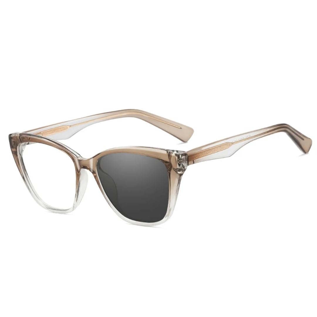 Lunettes œil de chat en monture transparente pour rester élégante au bureau comme en terrasse - 7