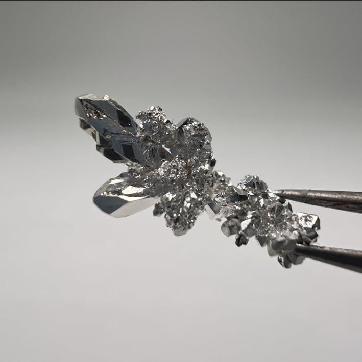 Pure Silver Metal Crystals 6 Grams- 99.99% Purity for Jewelry & Element Collection