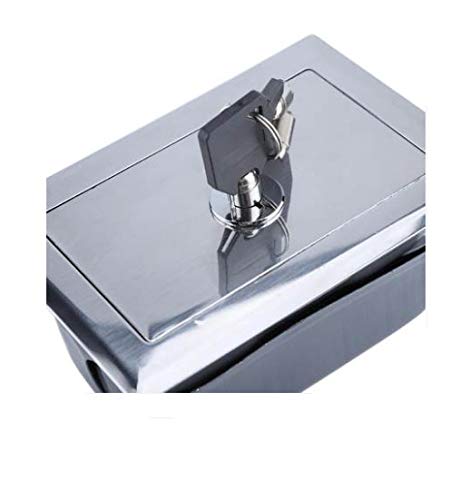 Interruptor de puerta de garaje de 3 botones con tapa de casete y llave de control 2