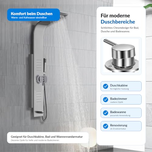 Gekufa Mitigeur Thermostatique de Douche en Laiton – vue 7