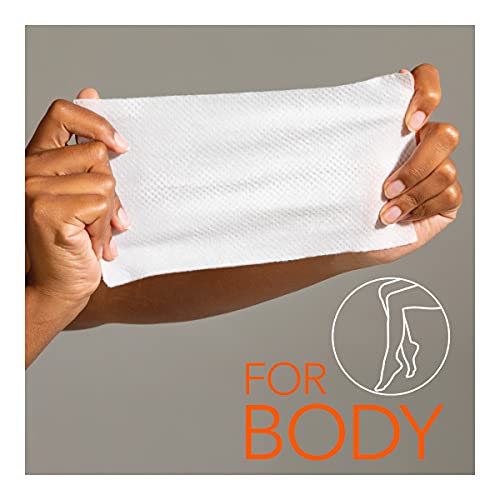 Dr Dennis Gross Alpha Beta Exfoliating Body Treatment | Multi-Tasking Powered by AHA/BHAs for Smooth, Hydrated Skin While Improving Ingrown Hairs, Keratosis Pilaris, and Blemishes | 8 Textured Towels