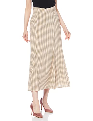 ［ジル バイ ジルスチュアート］ スカート ギンガムチェック レディース ベージュ M