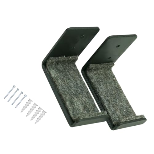 Gogogmee 2Pcs Snowboard Wall Mount Racks Space Saving Ski Board Display Holders Durable Storage for Home Garage and Ski Resorts Stylish Design for All Snowboard