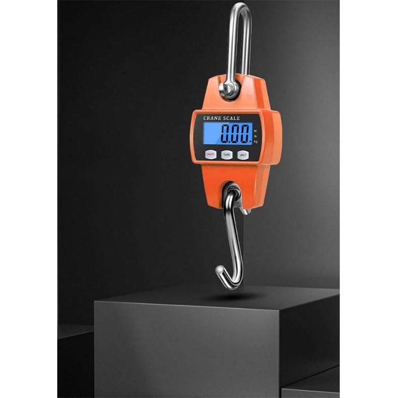 Electronic Hanging Scale Hook-Type Convenient Handheld Small-Sized Metal Hook Aluminum Alloy image 2