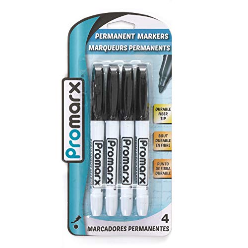 Promarx Pocket Permanent Markers, Fine Point, Black, 4 Count (Pe05-Kpfb04-48) #TOP10