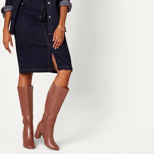 Image of Amazon Essentials Women's Tall Boots with Chunky Block Heel