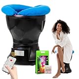 EXJIOTA Yoni Steam Seat, Yoni Steam kit with Yoni steaming pot & Steaming Herbs (20 Steams) & U Cushion, V Steam at Home Kit Uses for Women PH Balance, Cleansing, Postpartum care, Menstrual Support