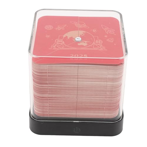 Calendrier de Terre 3D bloc-notes d'art sculpture papier décoration bureau rouge