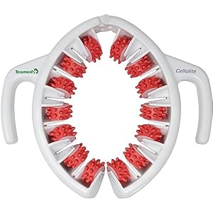 TESMED Cellulite Manual Massager : Made in Italy, Patented with Converging & Diverging Roller Technology. Anti Cellulite Roller for Thighs and Buttock