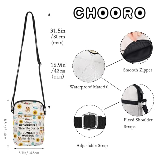 CHOORO Pioneer Woman Gift Be The Pioneer Woman Then Be Her Crossbody Bag Woman Chef Gift2