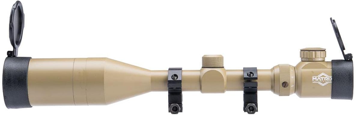 Evike Airsoft - Matrix 3-9x50 Illuminated Reticle Sniper Scope (Color: Tan)