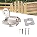 Watris Veiyi Spring Loaded Latch, Automatic Spring Load Bolt Latch, Self Closing Pull Ring, Security Door Lock for Gate Shed Window